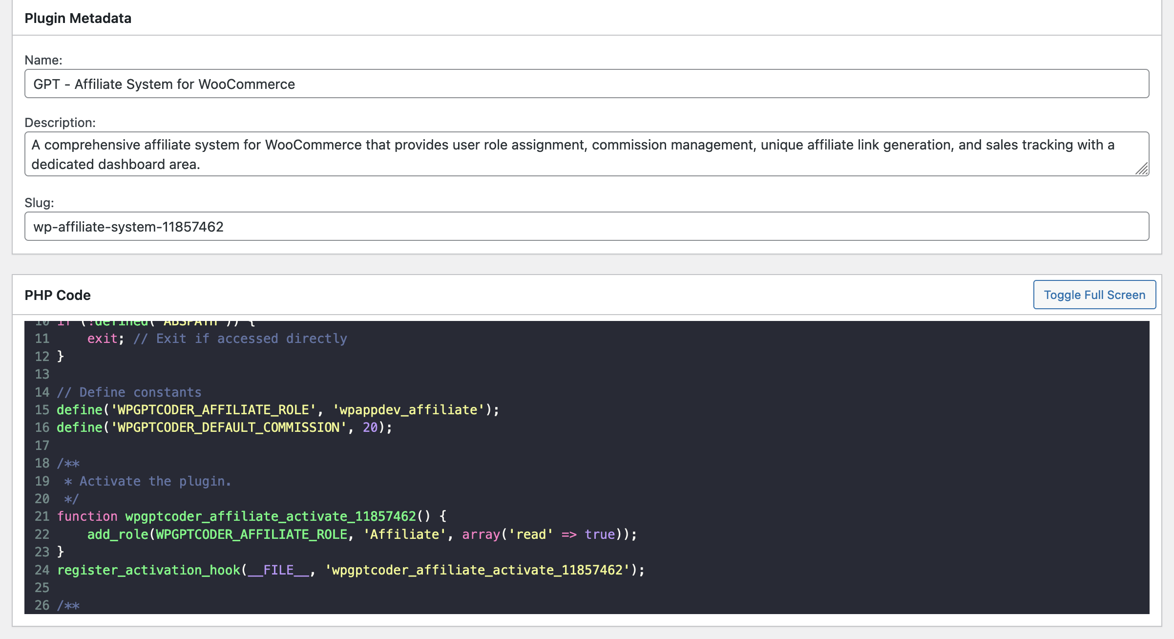 GPT Coder for WordPress - Image 3